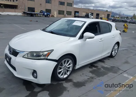 2011 Lexus Ct 200H Premium из США, поврежденный, VIN JTHKD5BH6B2037329